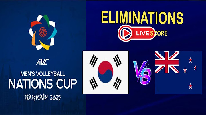 LIVE!! SOUTH KOREA VS NEW ZEALAND 2025 AVC MENS NATIONS CUP  PRELIMINARY