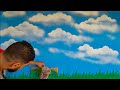 اصنع بنفسك ديكور السحاب والنجيله بقطعه كرتون بسهوله Easily decorating clouds and grass