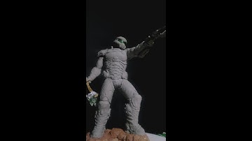 Sculpting Doomguy - Doom Eternal
