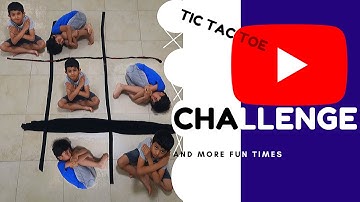 TIC TAC TOE CHALLENGE WITH PING PONG BALLS