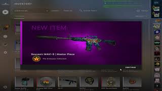 Pulled Factory New M4A1-S Master Piece From 2023 Overpass Souvenir!!!