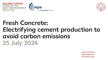 Fresh Concrete: Electrifying cement production to avoid carbon emissions