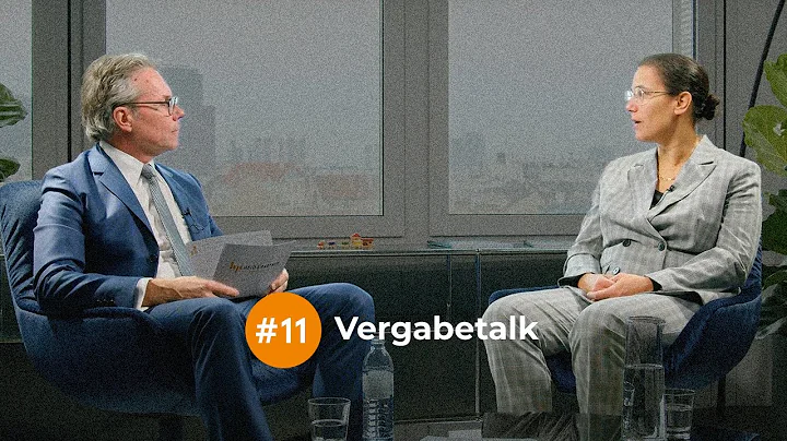 Stephan Heid im Vergabetalk mit DI Judith Engel, MBA, MSc, MSc