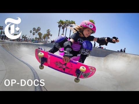 "Gnarly in Pink": The Girl Skateboarding Posse | Op-Docs