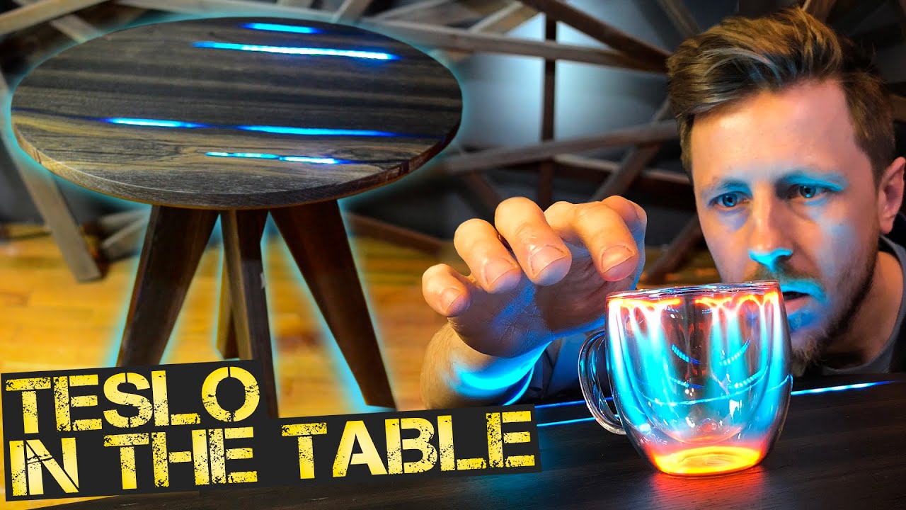 ⁣What happens if Tesla coils are built into the table?