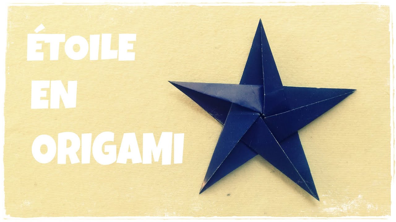 Comment faire des étoiles en origami ?