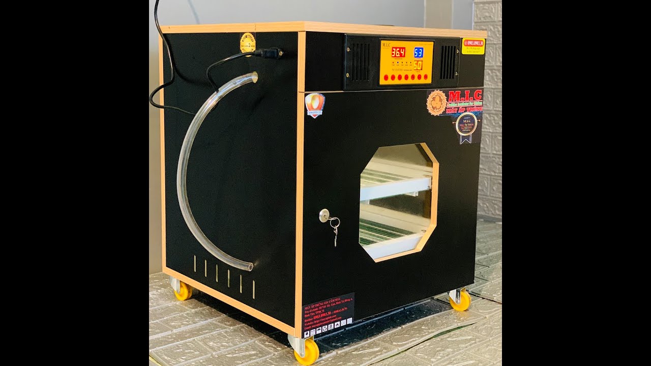 Máy ấp trứng Mic 168 trứng thế hệ mới 2022| Phun Sương| Khử trùng Uv| Đảo lăn 360| BH 24 tháng