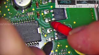 Board level electronics repair on Mercedes-Benz C-Class SIM271 ECU