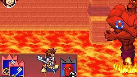 Kingdom Hearts: CoM - Genie Jafar (No HP+) (No Damage)