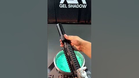 Carbon Fiber F4+Smoke Silencer.What age do you think would need this?#gelblasters#airsoft #shorts