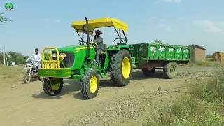 John Deere 5050 D and Mahindra 575 Di with Multicrop Threather