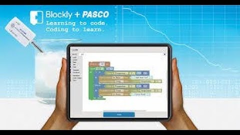 Pensamiento lógico y programción con Blockly en SPARKvue de PASCO