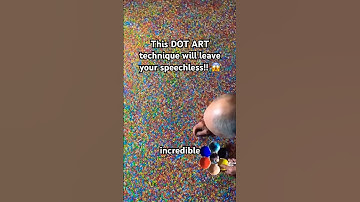 How dot art works and how this technique can take your art to the next level…