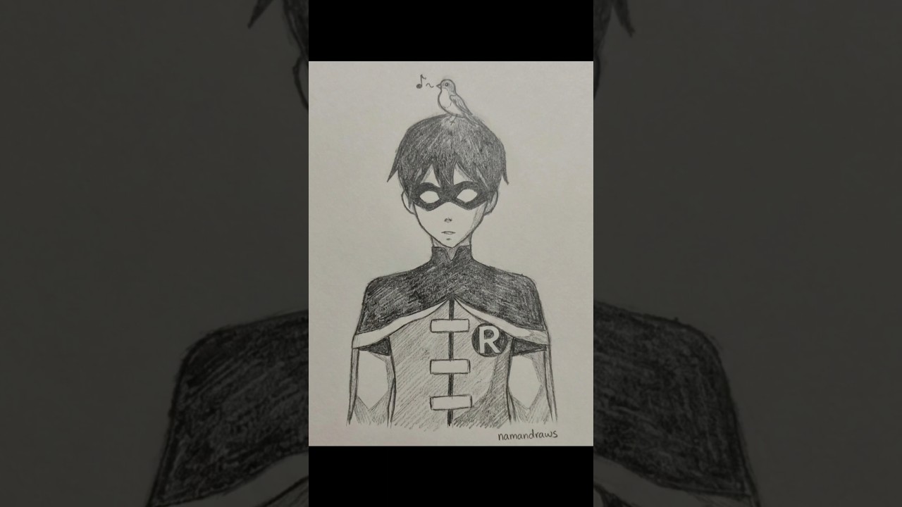 A literal "Robin" 🐦🦇 | DC Comics Pencil Sketch 