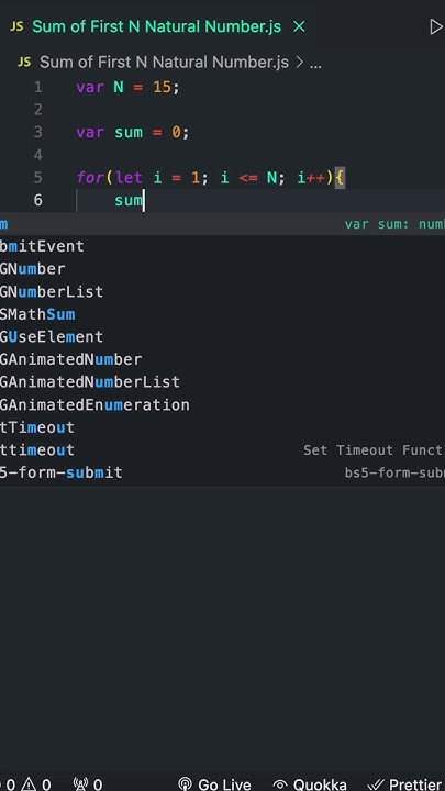 JavaScript Program to Find Sum of First n Natural Numbers | sum of n ...
