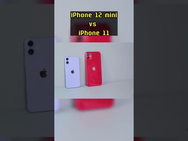 So sánh iPhone 12 mini và iPhone 11 nên chọn máy nào ? | Hiếu Nguyễn #shorts