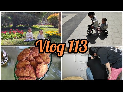 İsmayıl nənəsigildə.Gəzməyə getdik uşaqlarla.Moykanı təmizlədim.vlog113