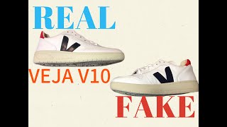 Veja V10 Sneaker Comparison Real vs Fake