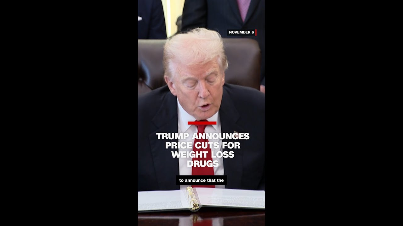 Trump announces price cuts to weight loss drugs