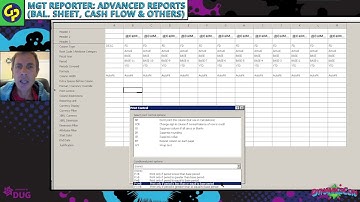 Derek Krebs - Management Reporter-Advanced Reports (Balance Sheet, Cash Flow & Others)