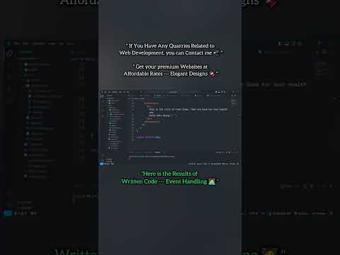 Event Handling Using