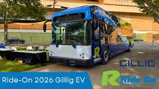 BRAND NEW! Detailed Look at a Montgomery County Transit Ride-On 2026 Gillig Low Floor EV 40' #4248E