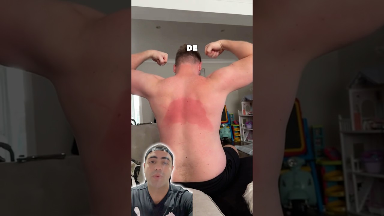 O jeito que ele passa protetor solar, é diferente 😂 #shorts