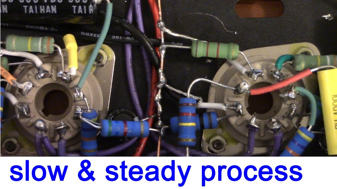 300B KT88 combo SE tube amplifier assembly process #3 ; FLUXION design B-5A