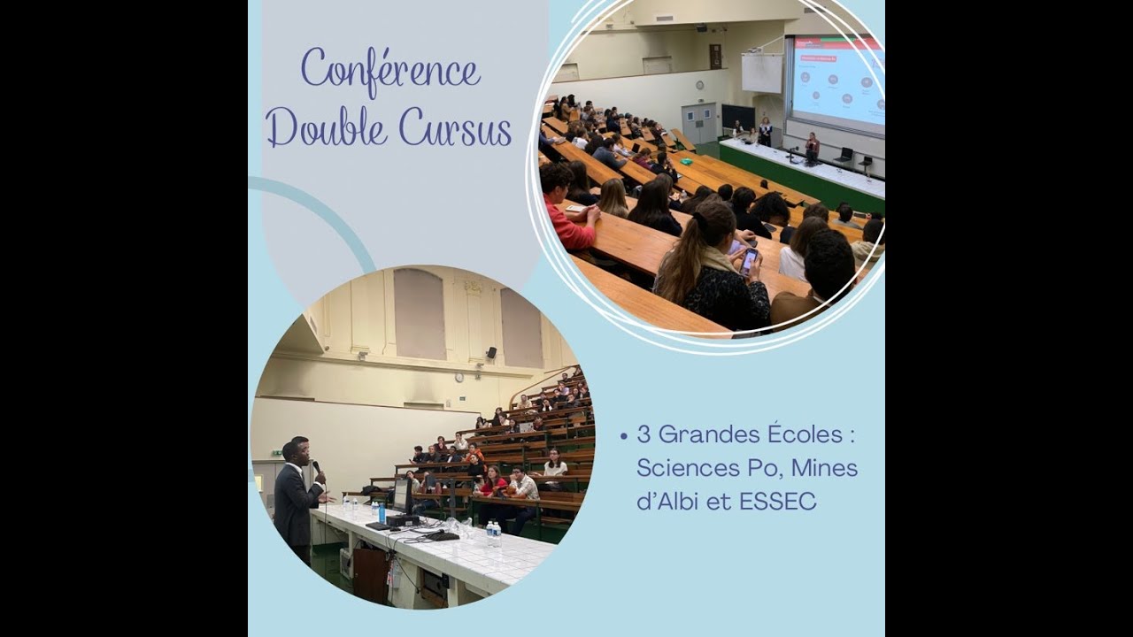 Conférence Double Cursus du 17/10/2022 - YouTube