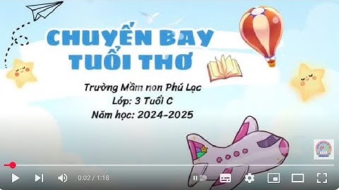 Lớp 3 tuổi C năm học 2024 2025 - video ghi lại khoảnh khắc đáng nhớ #mamnonphulac, #muaherucro