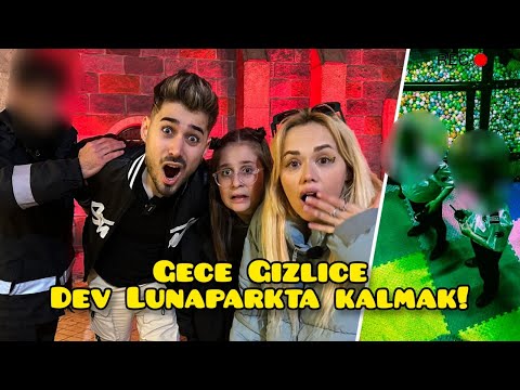 GECE GİZLİCE DEV TEMA PARKTA KALMAK! @AliSurucu