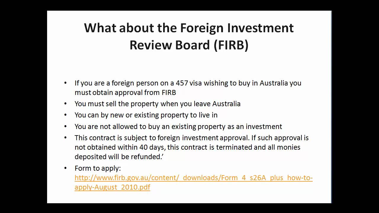 Moving to Australia on a 457 visa home loan - YouTube