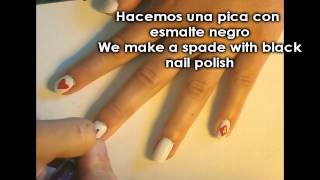 poker card nail design 3