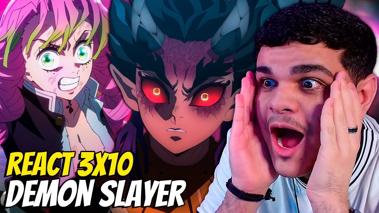 REACT: DEMON SLAYER (Kimetsu No Yaiba) 3 Temporada Episódio 9/TOKITO VS  GYOKKO! 