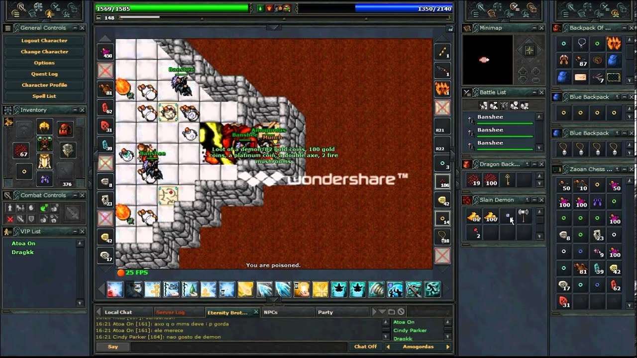 Amogordas RP 148 solo Demon Helmet Quest - YouTube