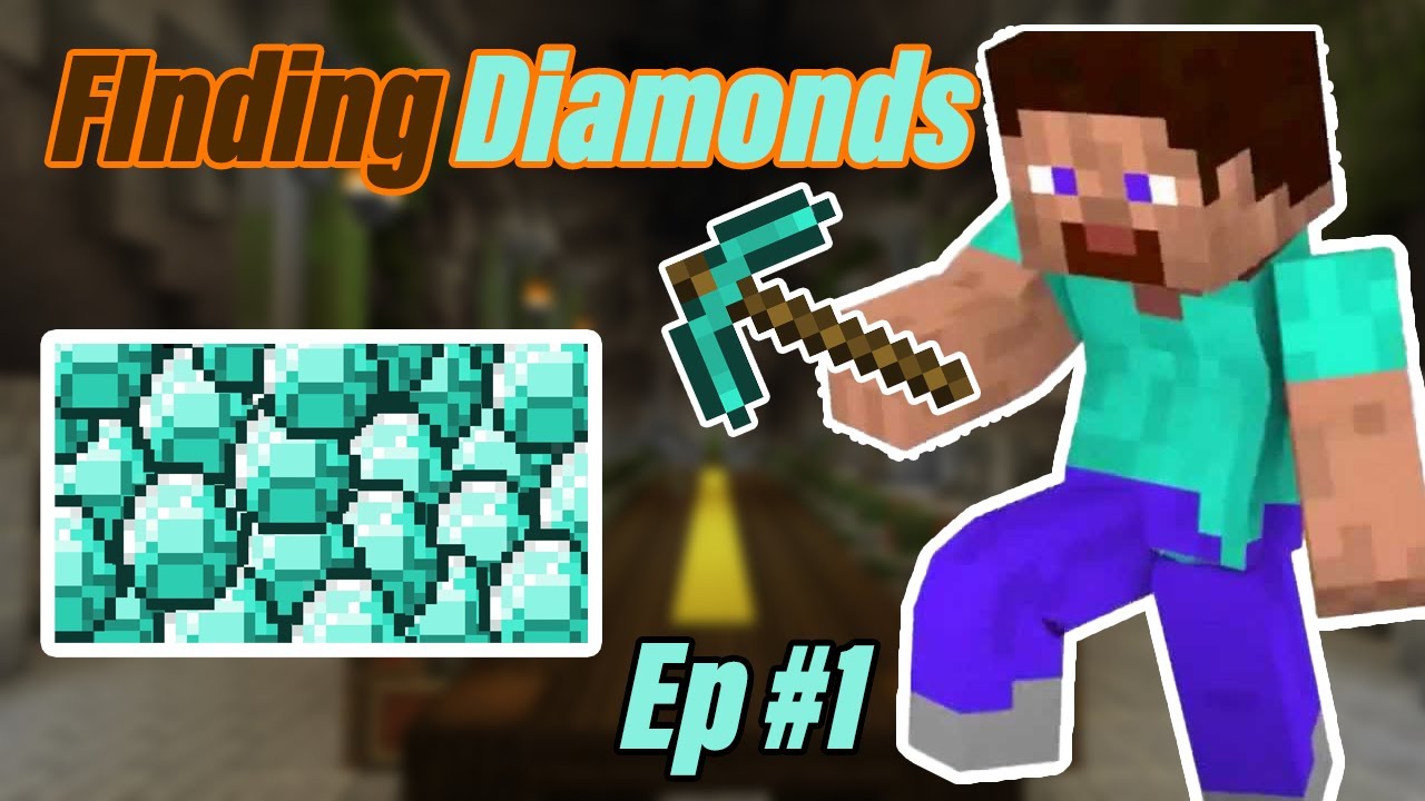 MINECRAFT | FINDING DIAMONDS | EPISODE 1 | URDU HINDI | NEW SERIES ...