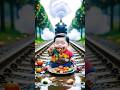 ❤️ Evolution of Baby: Train Attack on Baby for Food Eating #cat #cute #love #shorts P-31