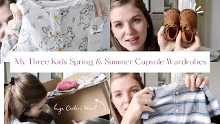 MINIMALIST Kids Spring Capsule Wardrobe's | Huge Carter's Haul | Minimalist Kids Clothes
