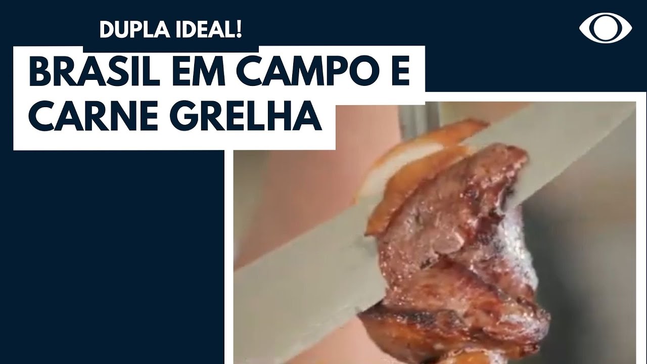 Churrasco para a estreia do Brasil