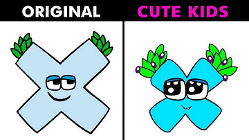 ADRIAN`s SPANISH ALPHABET LORE CUTE KIDS | Alphabet Lore | Animation