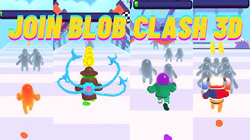 Join Blob Clash 3D | Noob vs Pro vs Insane vs God Gameplay