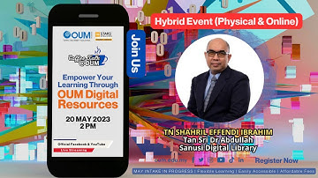 Coffee Talk @OUM - Empower Your Learning Through OUM Digital Resources