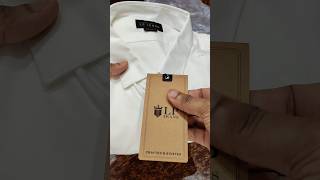 Louis Philippe Jeans Men White Slim Fit Solid Casual Shirt #shirts #style #shorts #unboxing