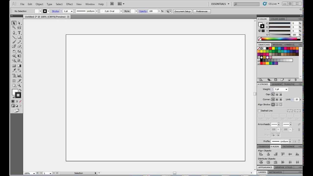 Adobe Illustrator Cs5 Tutorial Introduction Part 1 Youtube