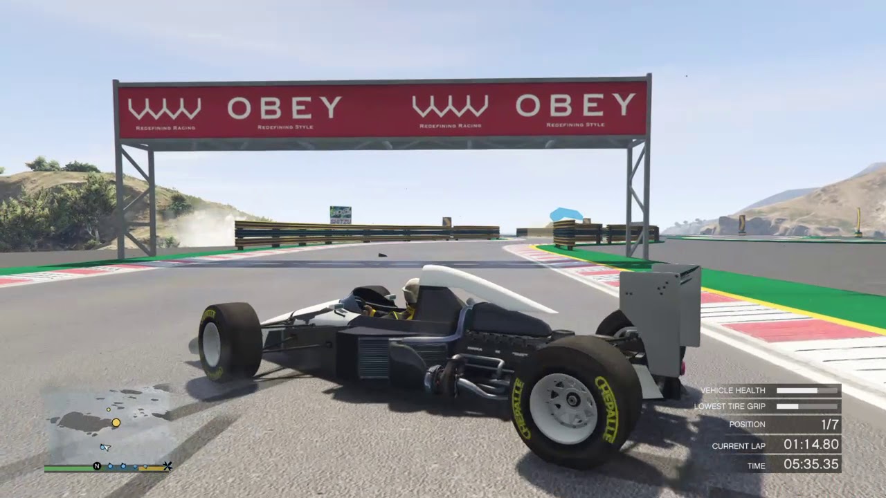 Grand Theft Auto V Open wheel races YouTube