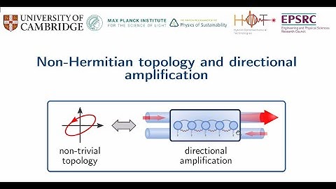 Clara Wanjura: Non-Hermitian topology and directional amplification