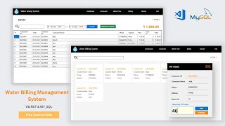 Water Billing Management System Using VB NET and MY SQL Server screenshot 4