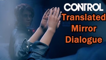 CONTROL - Jesse & Essej Mirror World Dialogue Translated (Subtitles!) - Xbox One (Self-Reflection)