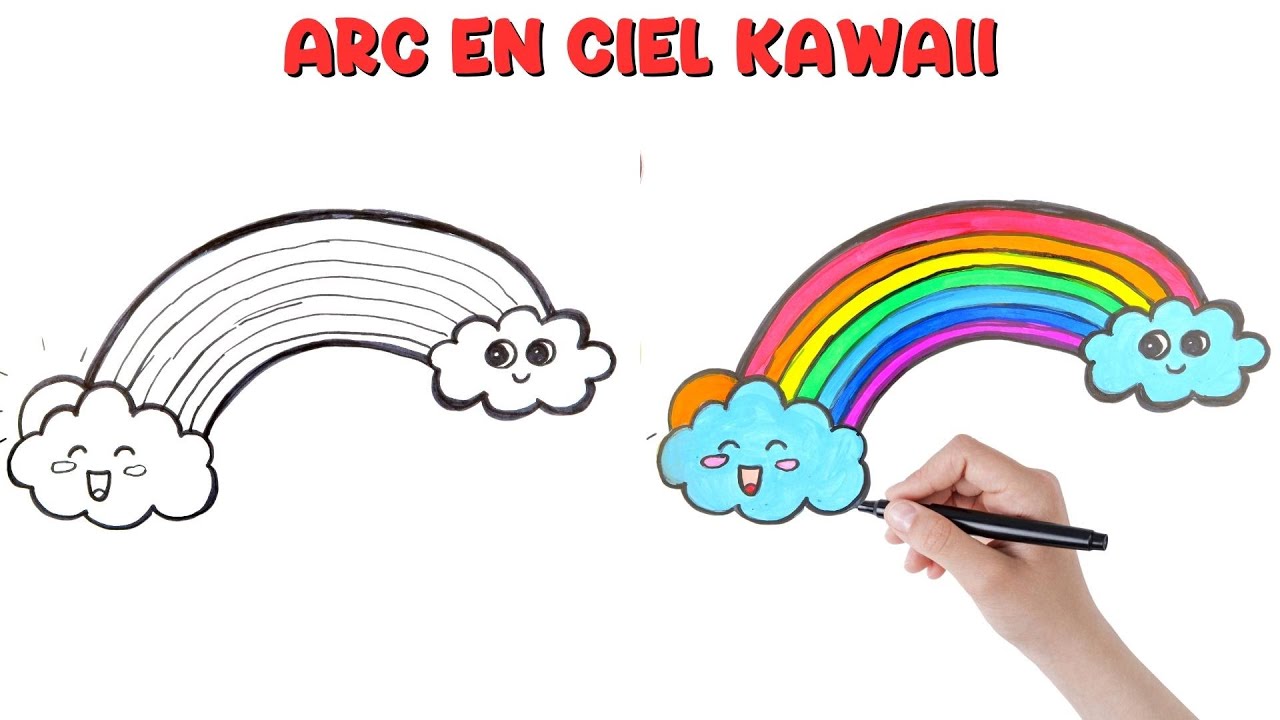 Dessin Arc En Ciel Kawaii