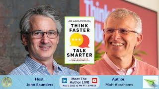 Think Faster, Talk Smarter! – Professor Matt Abrahams – “Meet the Author” LIVE